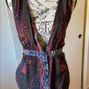 Free people Fitted summer top. Multicolor.